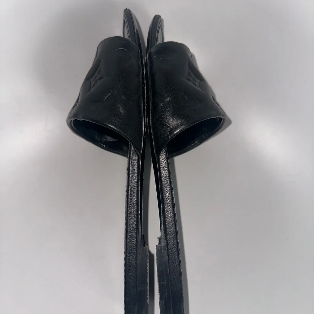 Louis Vuitton Black Slide Sandals - Picture 5 of 9